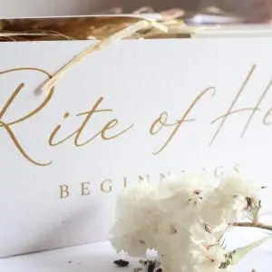 rite of her beginnings box
